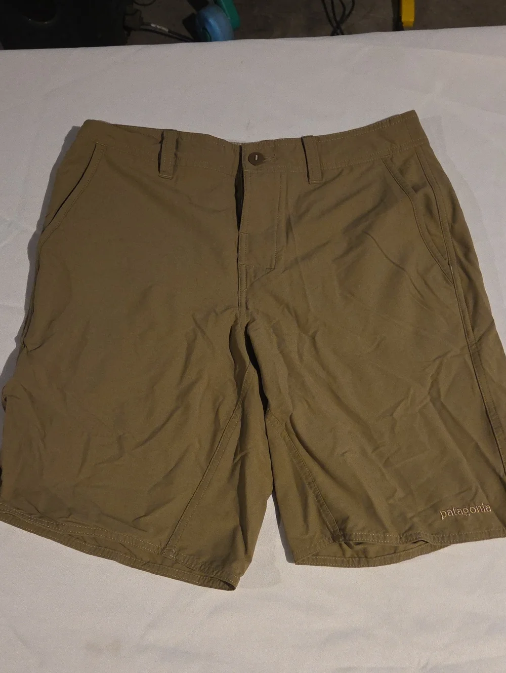 Patagonia Men’s Tan Outdoor Hybrid Shorts